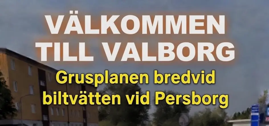 Valborg på Hindby (vid biltvätten närmast Persborg)