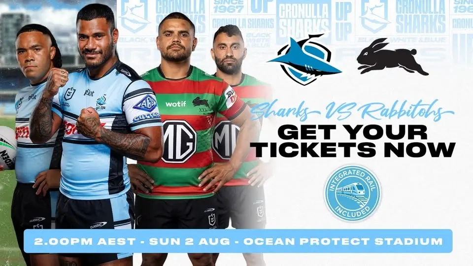 2026 NRL Telstra Premiership - Cronulla Sharks v  South Sydney Rabbitohs