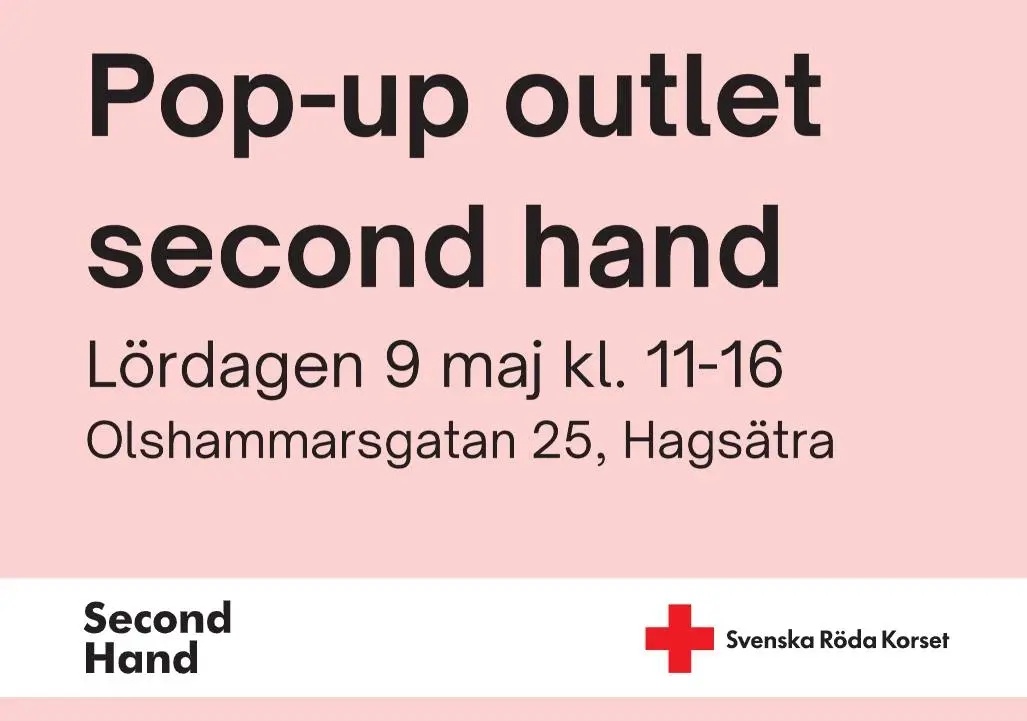 Pop-up outlet second hand Hagsätra
