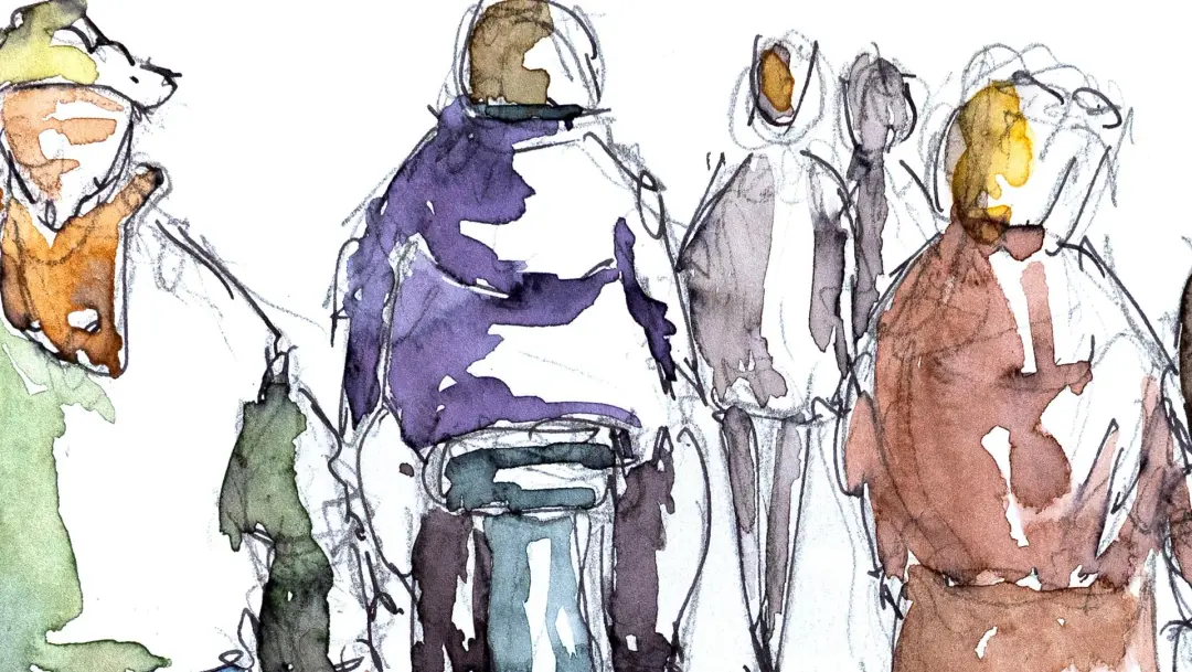 Porträtt, skulpturer & collage på kulturhistorisk plats