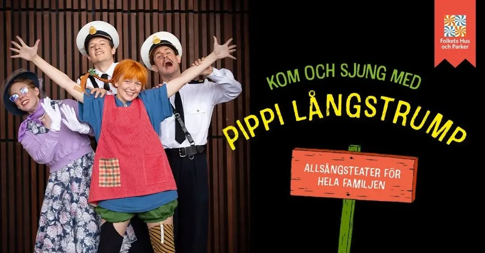 Familjedag på Lilltorpet med föreställningen "Kom och sjung med Pippi Långstrump"