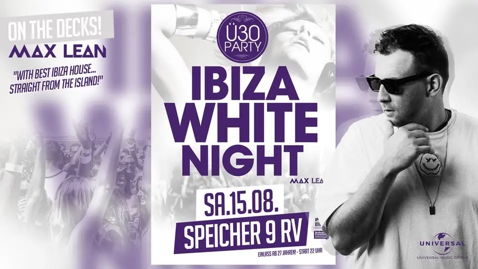 IBIZA WHITE NIGHT - Ü30 Party | Speicher9 RV