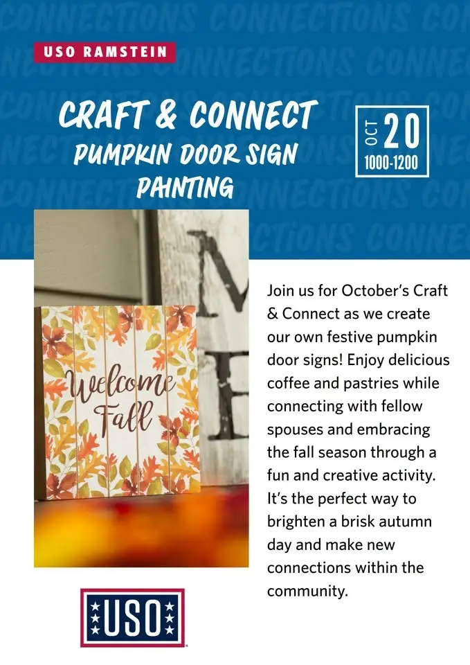 October Craft and Connect - Pumpkin Sign Painting