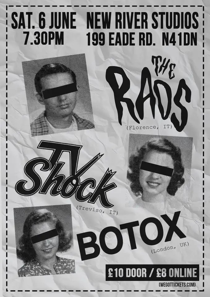 Italian Connection Connection Punk Rock Night. TV Shock - The Rads - Botox