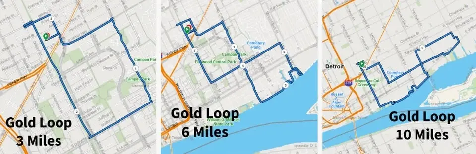 RUNdetroit Group Run Gold Loop- Saturdays at 8am