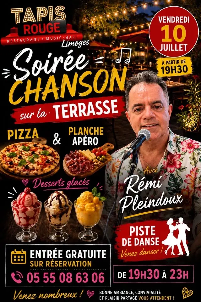 La terrasse festive du Tapis rouge