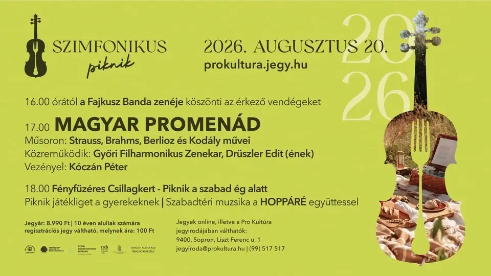 Szimfonikus Piknik | Kuglóf repeta - Magyar promenád | hangverseny