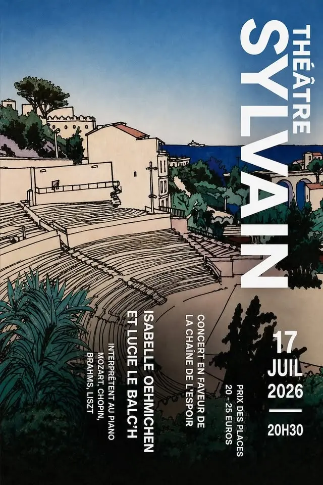 Le Théâtre Silvain accueille un récital d'exception ! Terrasse en Ville est partenaire de cette soir
