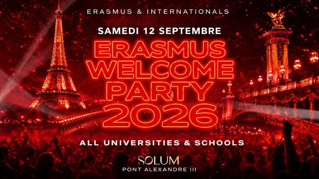 Erasmus Welcome Party 2026 - Solum Pont Alexandre I…