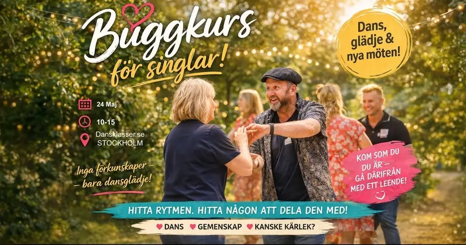 Buggkurs för singlar Nybörjare 1 | 1-Dag Stockholm