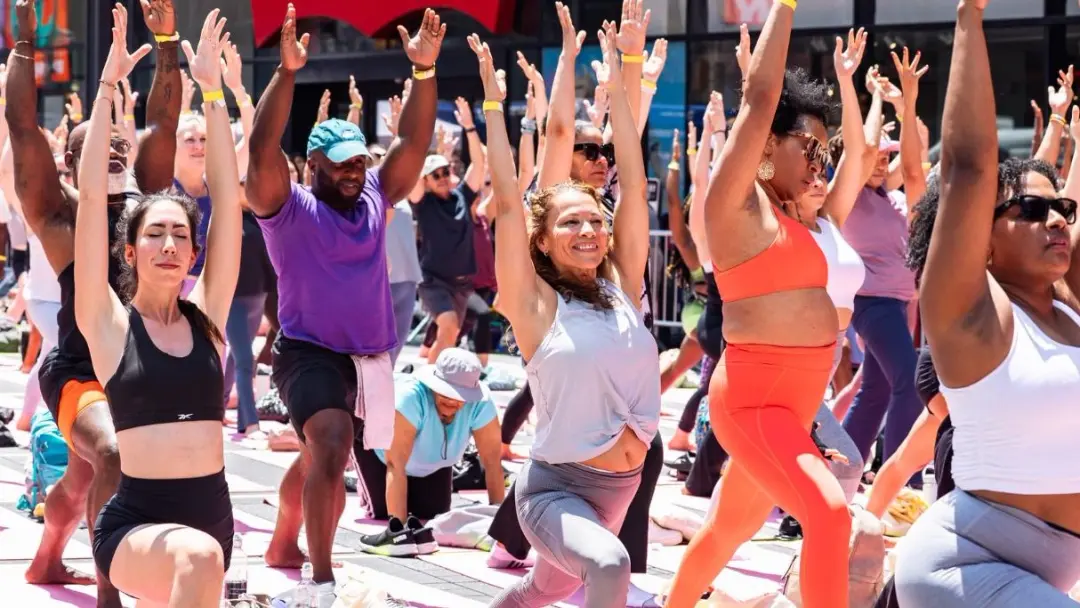 24th Annual Solstice in Times Square: Mind Over Madness Yoga