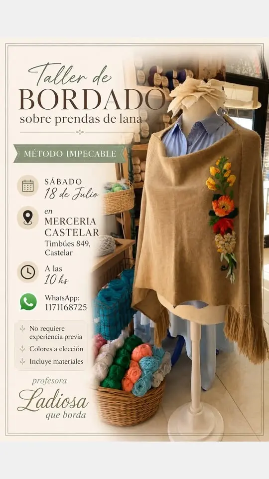 TALLER DE BORDADO