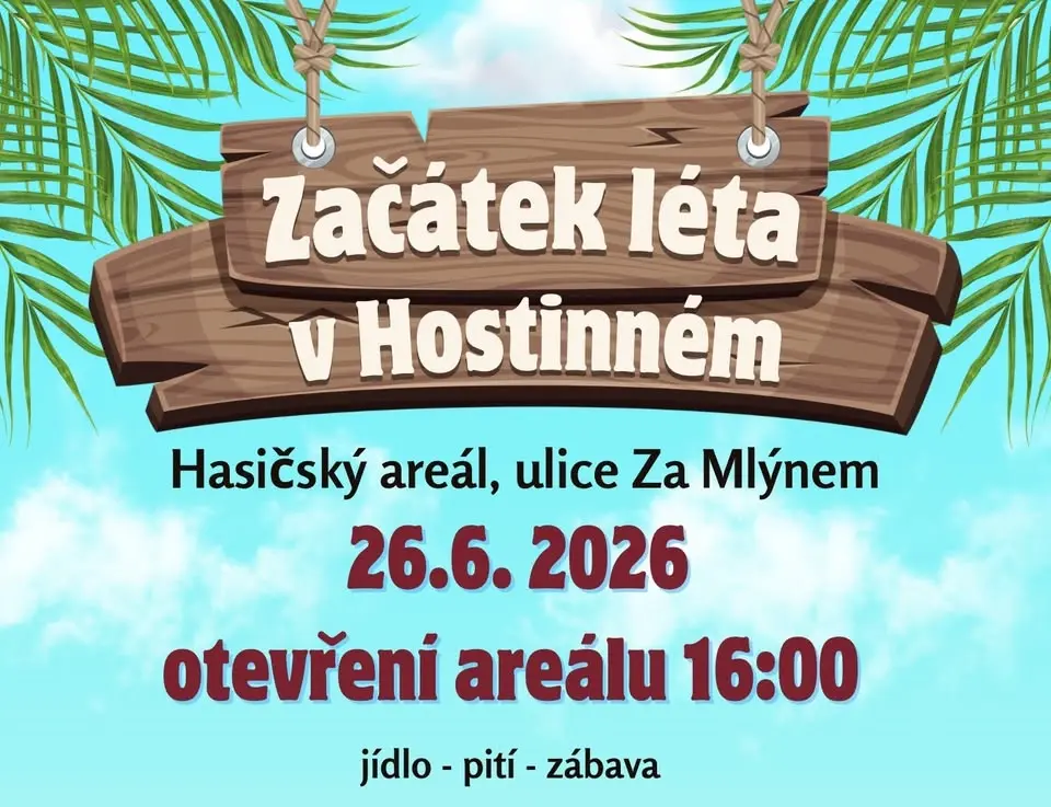 Začátek léta s hasiči v Hostinném☀️🚒