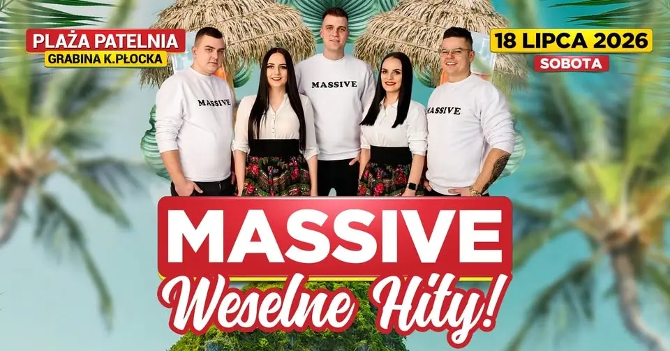 Massive na Plaży Patelnia! 18.07 Sobota