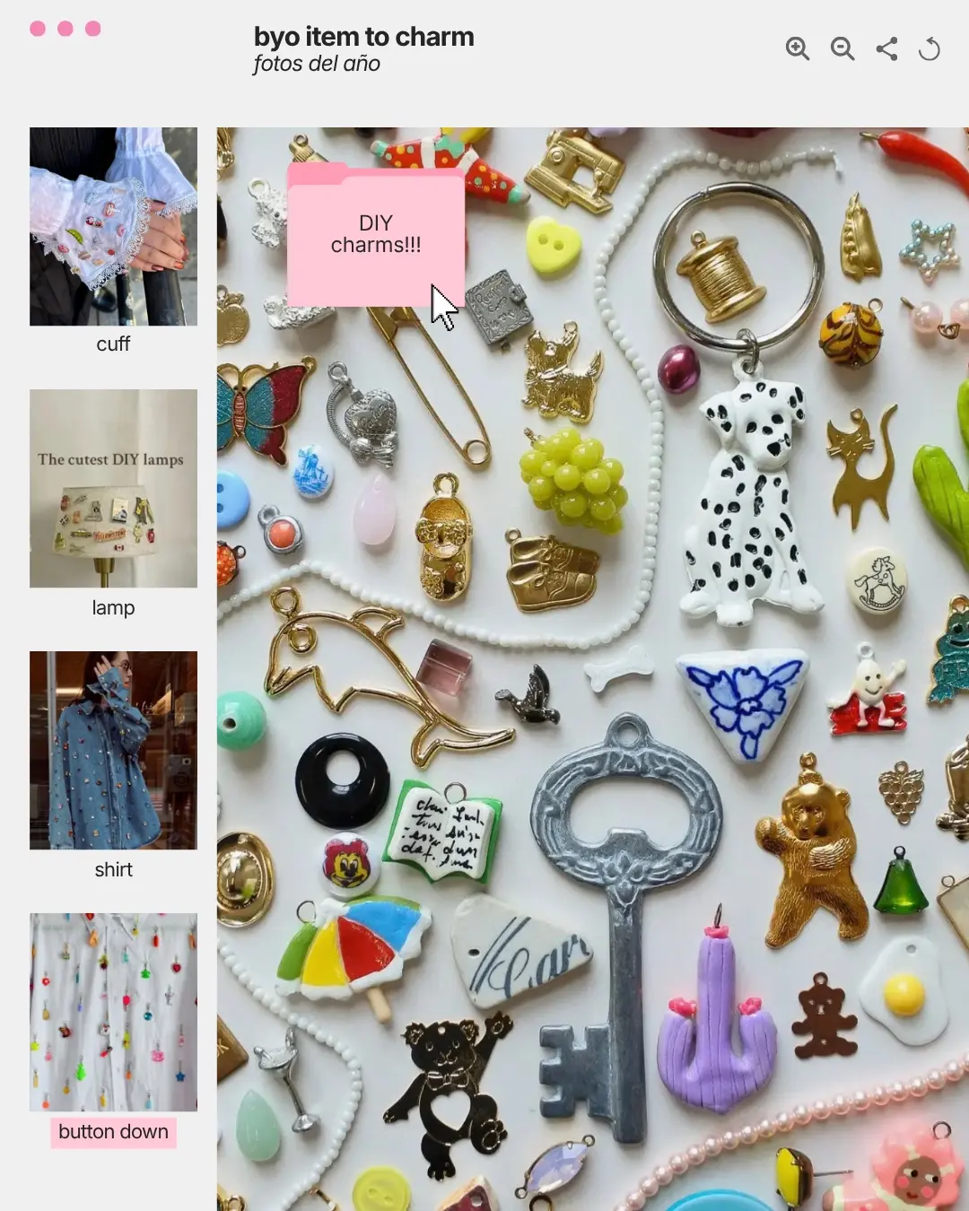 BYO item to charm ✨