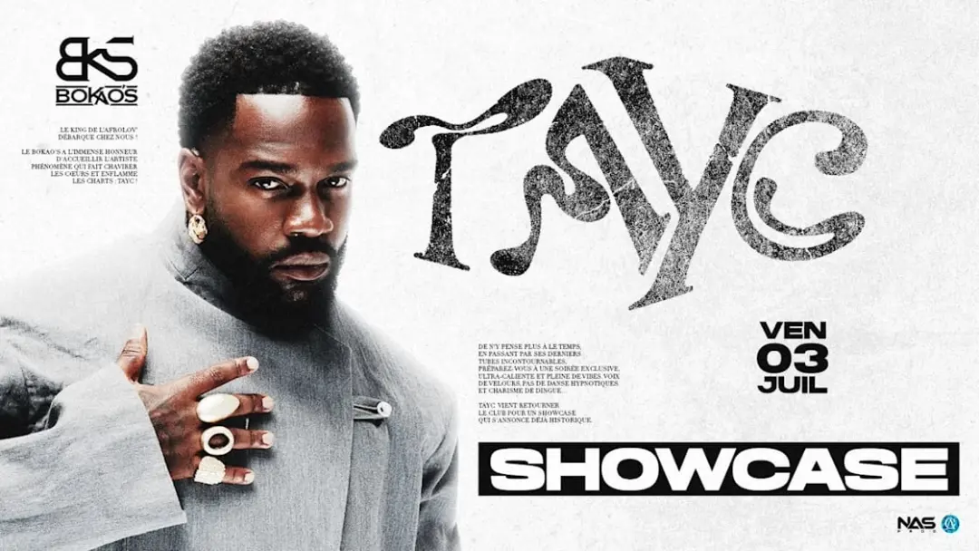 Tayc En Showcase Au Bokao's - Avignon