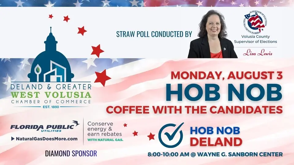 Coffee With the Candidates: DeLand Hob Nob