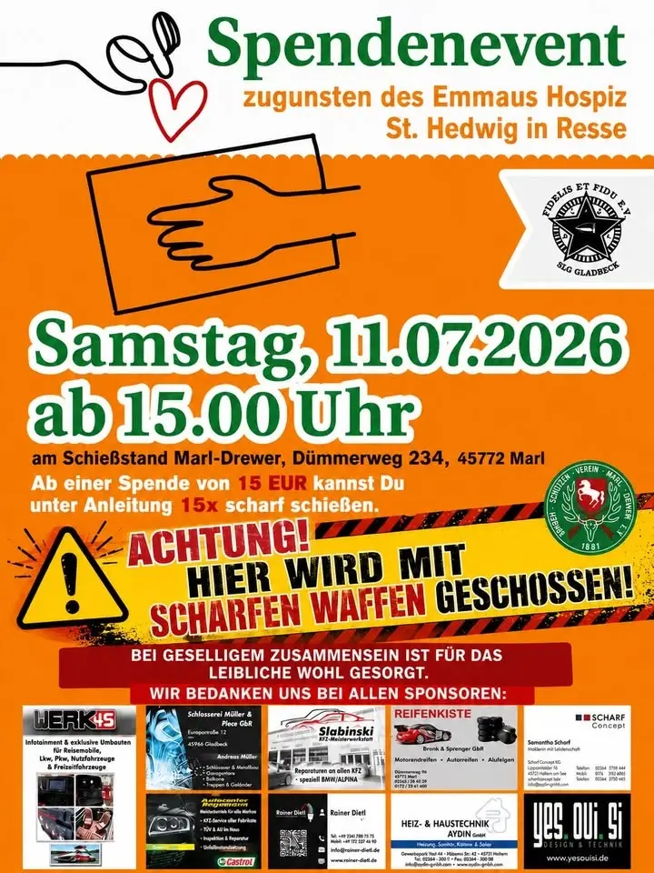 Schießen für den guten Zweck