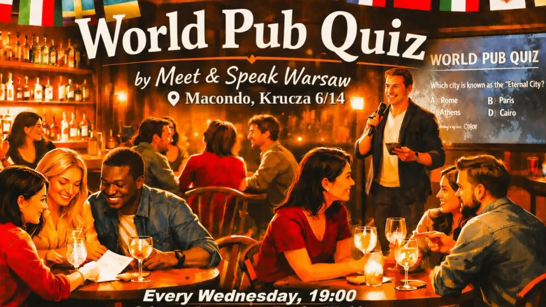 World Pub Quiz ๐๐ค + Social Meetup ๐ค๐ฌ๐ธโจ