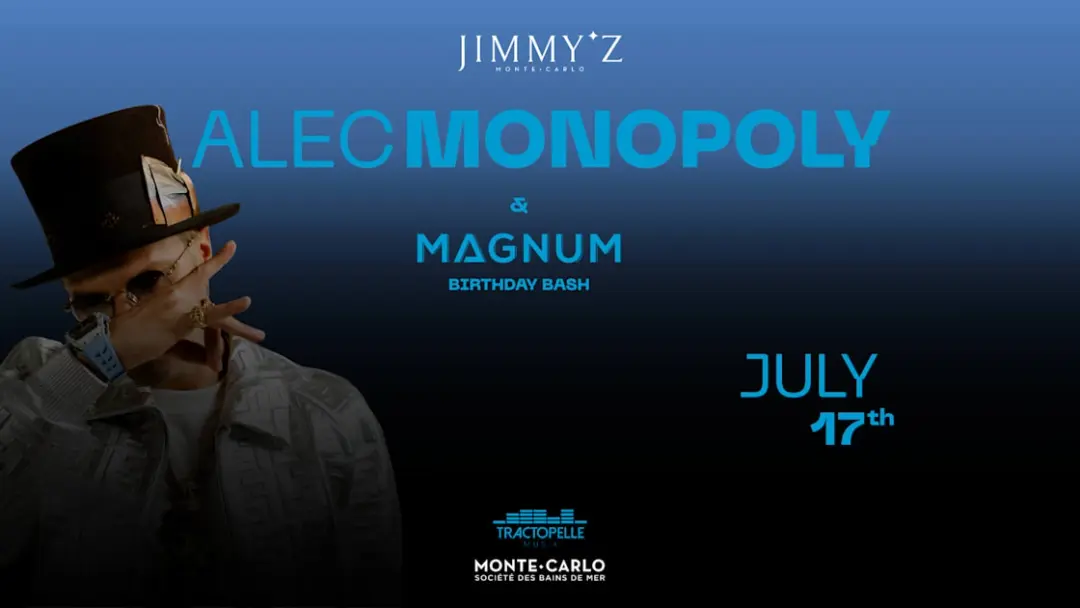 Alec Monopoly X Jimmy'z - 17.07.2026