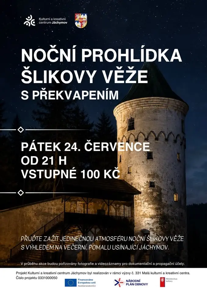 Noční prohlídka Šlikovy věže