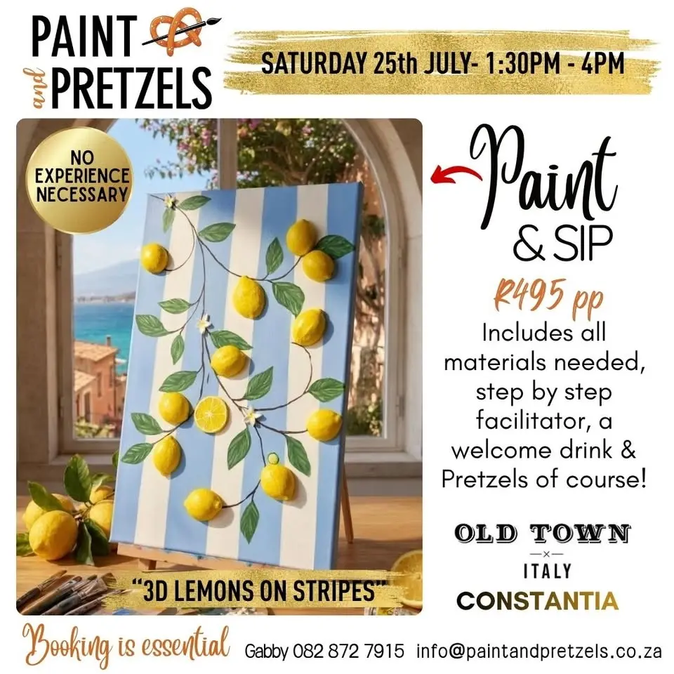 Painting Social Event at Old Town Italy, Constantia