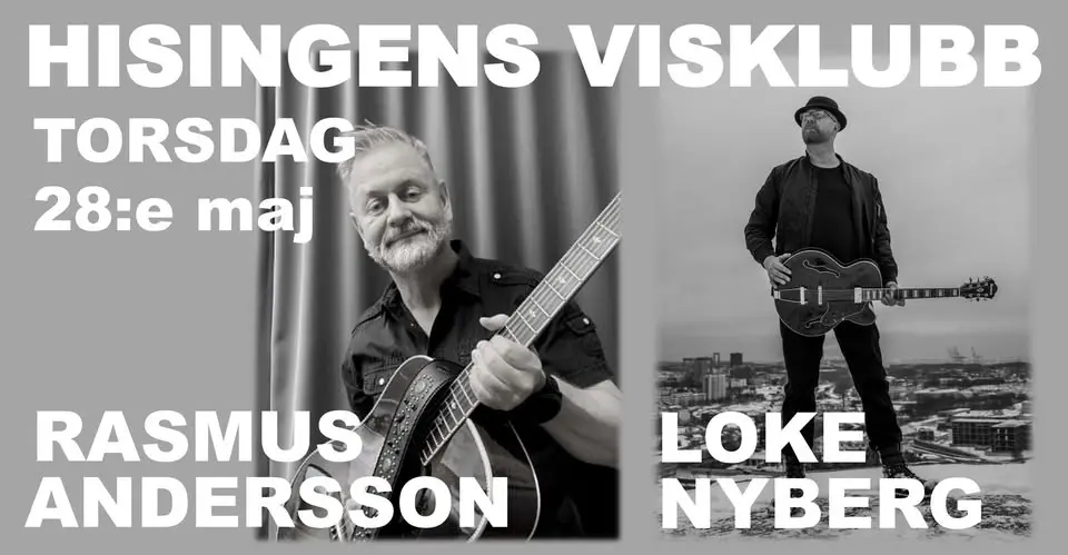 Loke och Rasmus på Hisingens Visklubb!