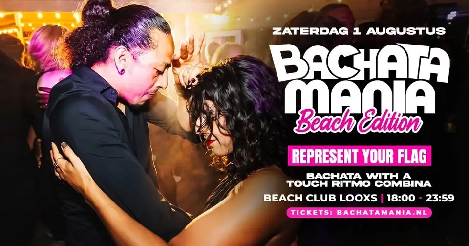 BACHATA MANIA - ON THE BEACH: REPRESENT YOUR FLAG EDITION