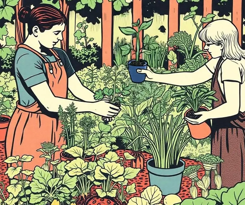 Plantbytardag utanför Ateljén!