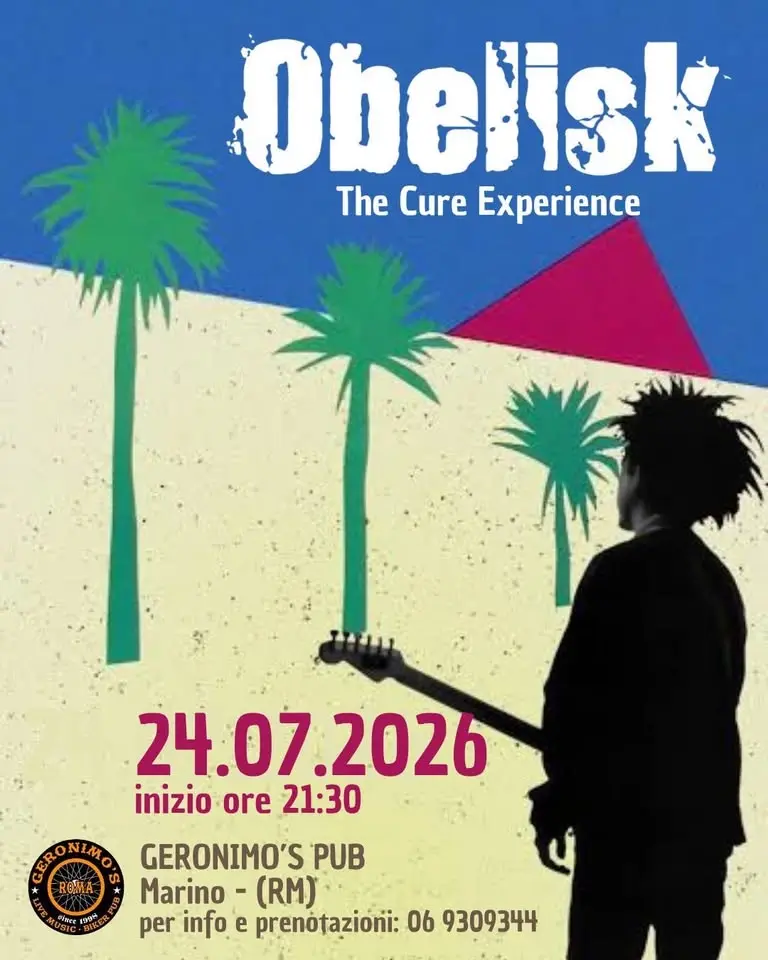 Obelisk live al Geronimo’s Live Music