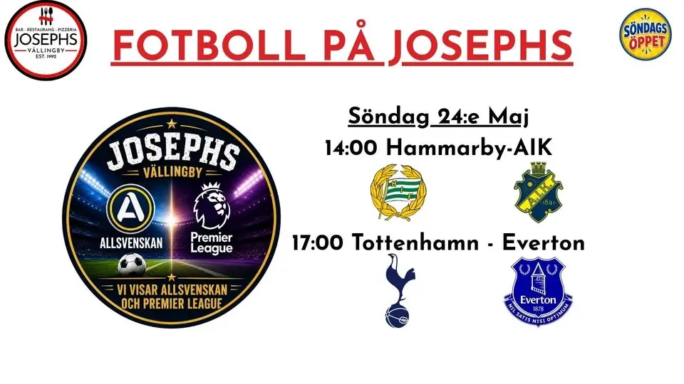 Hammarby-AIK på Josephs