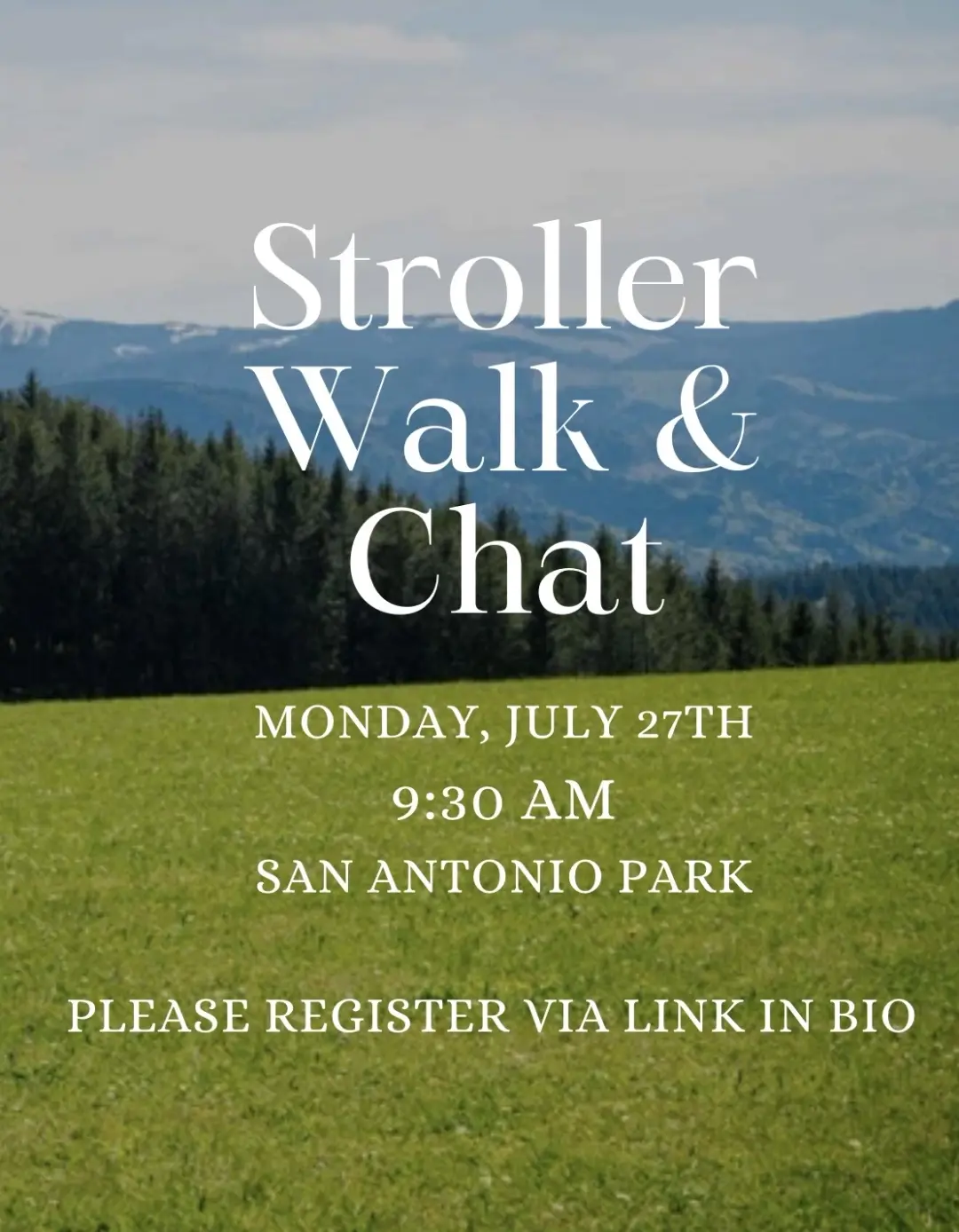Stroller Walk & Chat