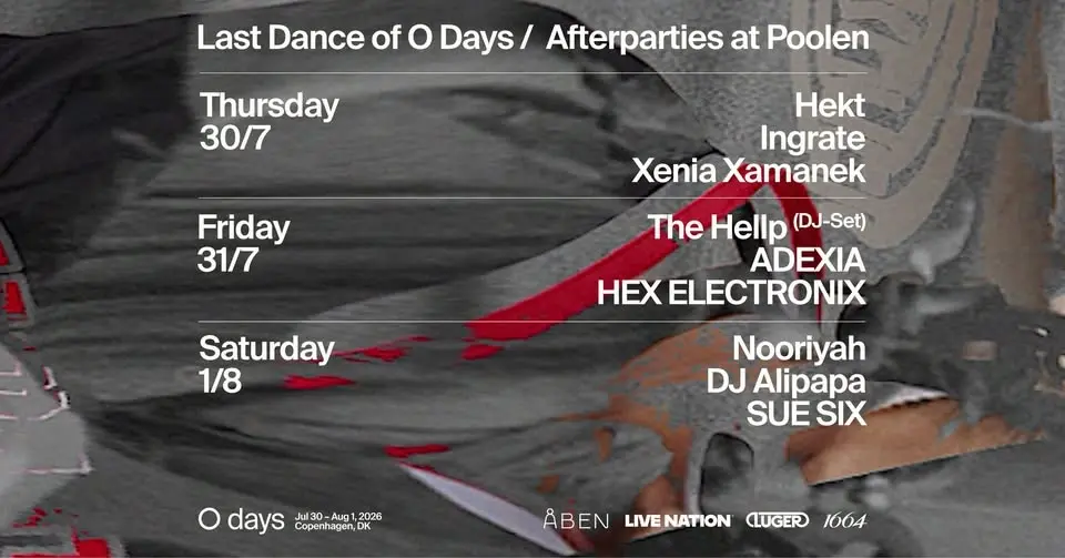 O Days Afterparty with Hekt