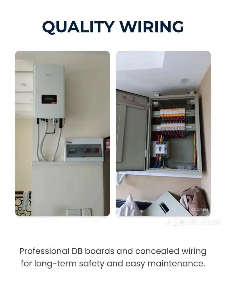 solar panels system installation 