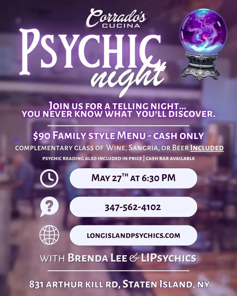 Psychic Dinner Night At Corrado's Cucina