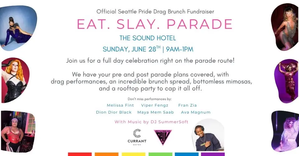 Official Seattle Pride Drag Brunch Fundraiser