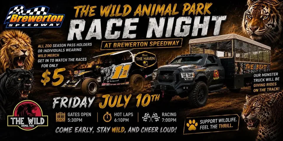 The Wild Animal Park Night at the Races: Brewerton Speedway