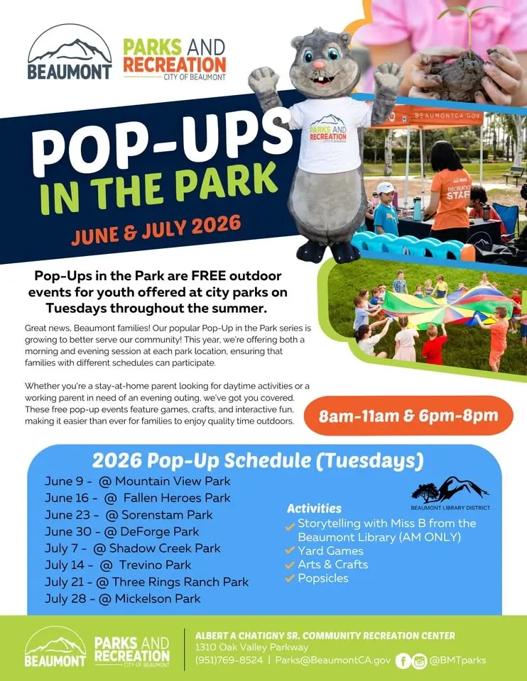 Pop Ups in the Park