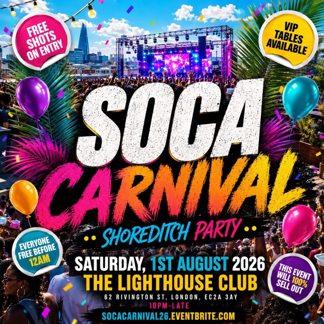 Soca Carnival - Shoreditch Party