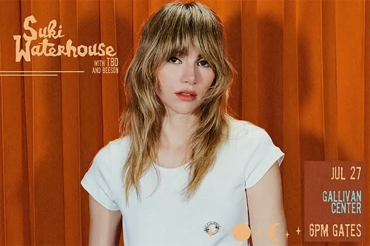 Suki Waterhouse with TBD + Beeson at The Gallivan Center