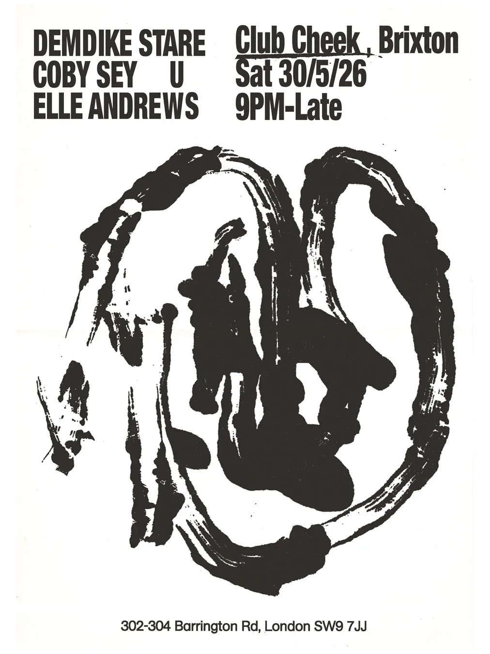 Demdike Stare, Coby Sey, U, Elle Andrews