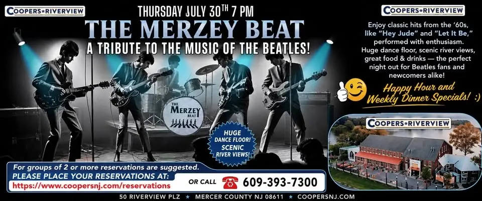 The Merzey Beat! a Tribute to the Music of The Beatles! at Cooper's Riverview