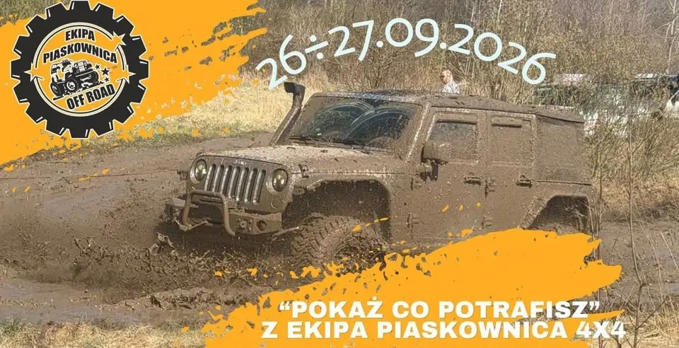 "POKAŻ CO POTRAFISZ- GÓRY ŚWIĘTOKRZYSKIE" z Ekipa Piaskownica 4x4  - 26-27.09.2026