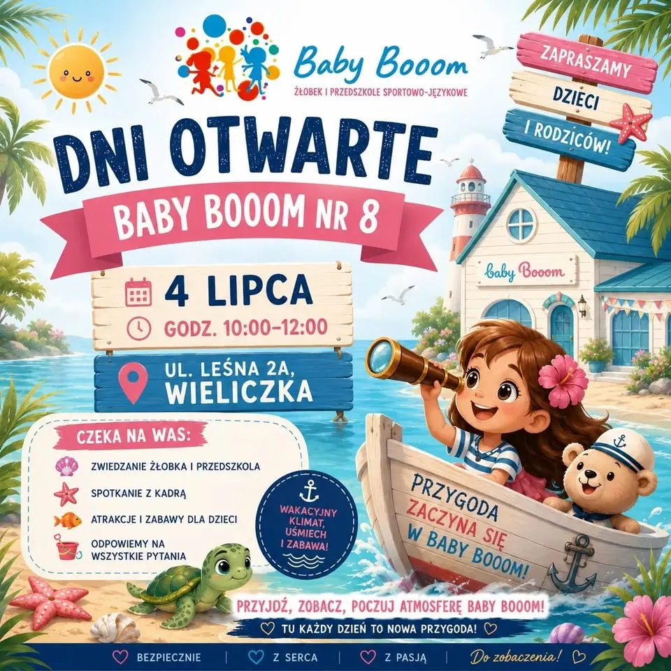 🌊☀️ DZIEŃ OTWARTY "BABY BOOOM" NR 8 W WIELICZCE! ☀️🌊