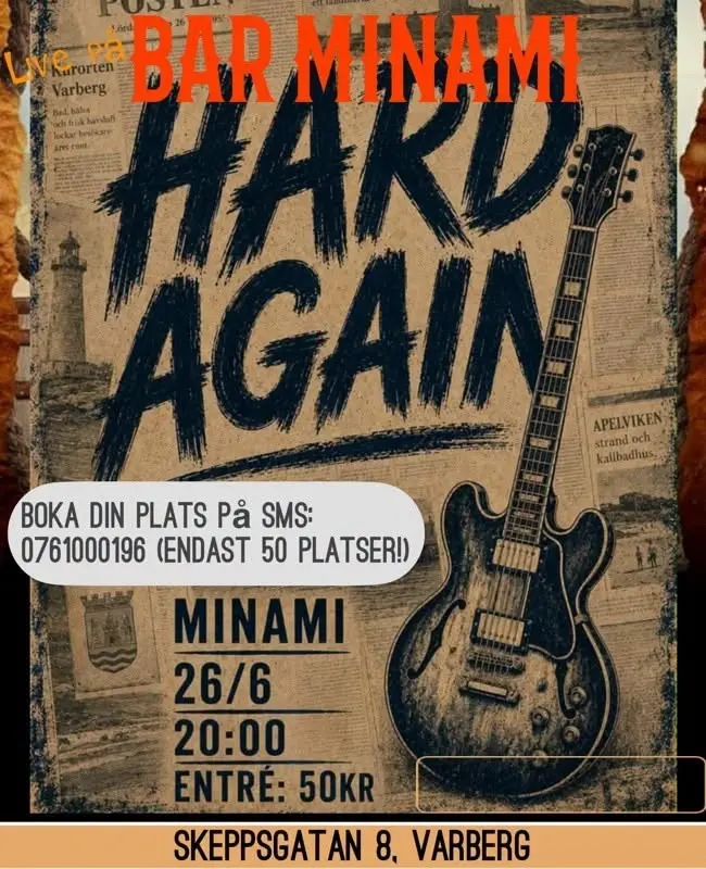Hard Again- live på Bar Minami 