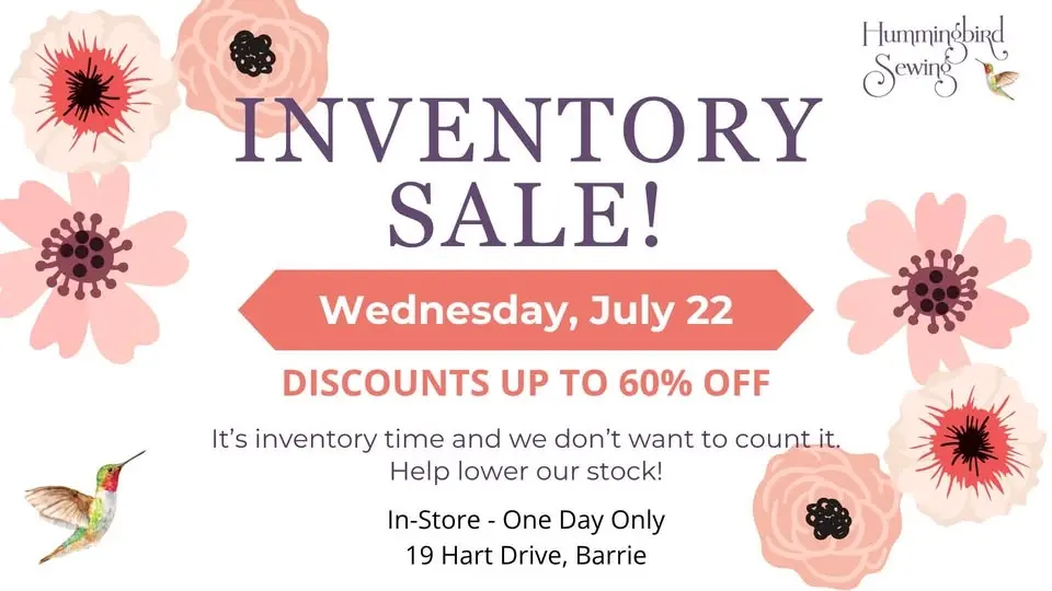 Inventory Sale!