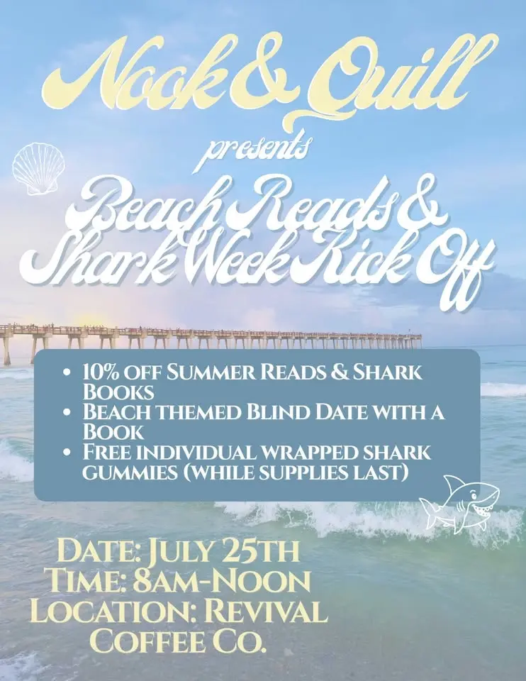 Beach Reads & Kick off Shark Week