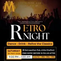 Retro Night At Metropolitan Pub, Little Chalfont