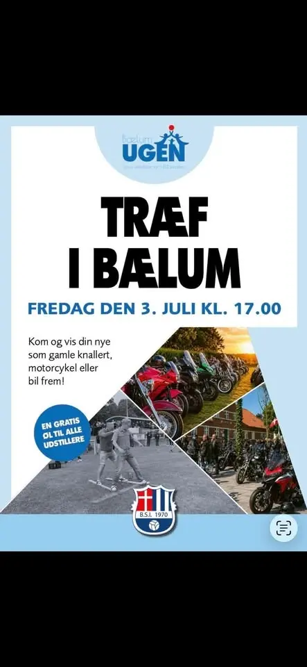 Træf i Bælum, kom og vis din MC