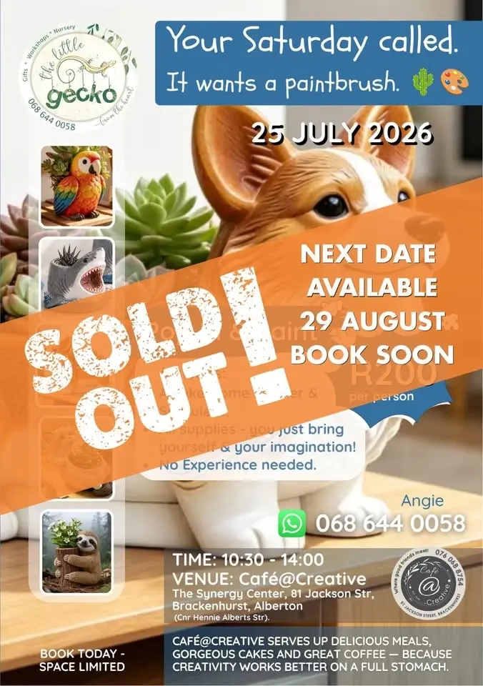 25 July Novelty Planter Workshop